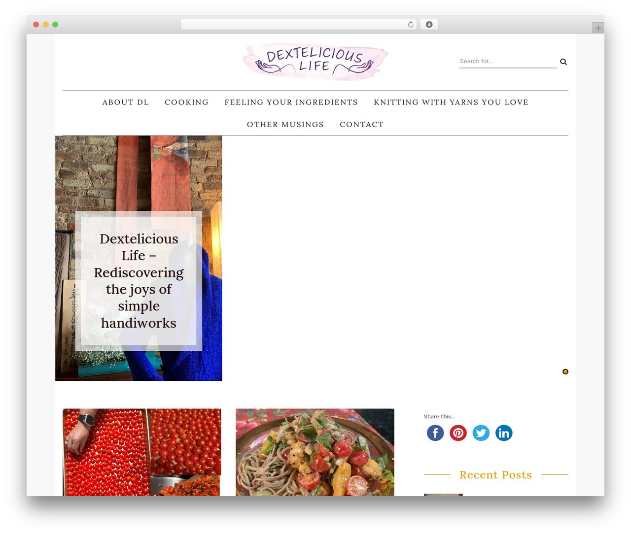 Daisy WordPress theme - dextelicious.com Daisy WordPress theme - dextelicious.com