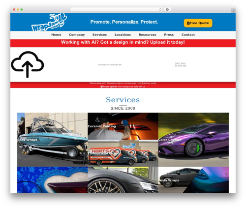 WordPress theme Themify Ultra - wrapjax.com