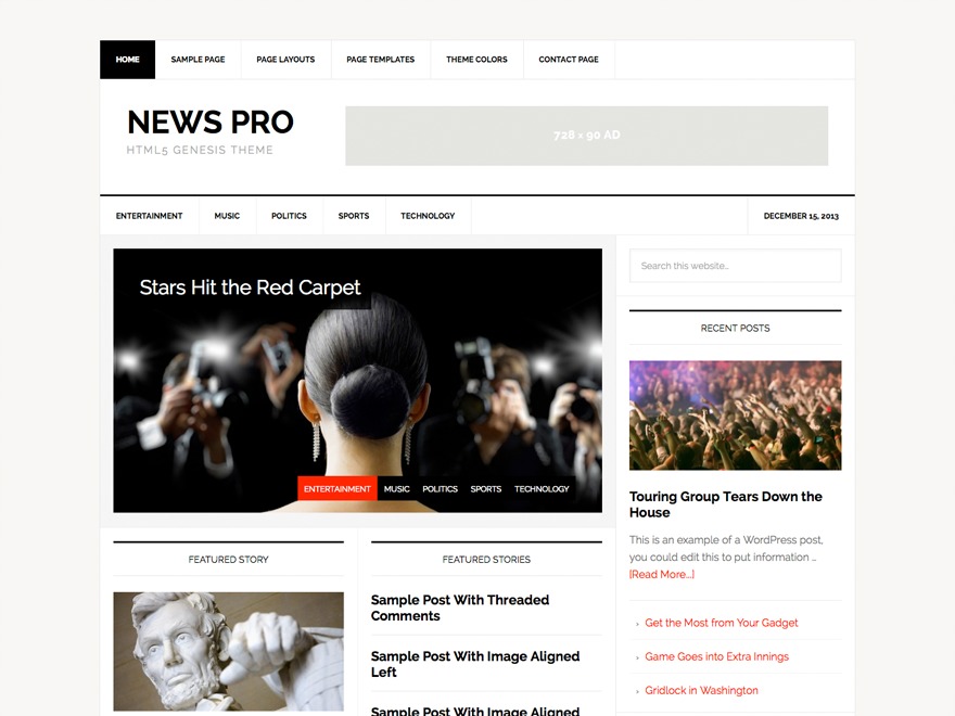 WordPress theme Authority Theme