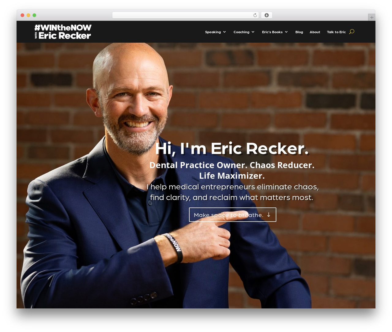 WordPress theme Divi - ericrecker.com