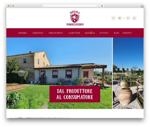 Agrikole theme WordPress - www.agricolapiandelmedico.it