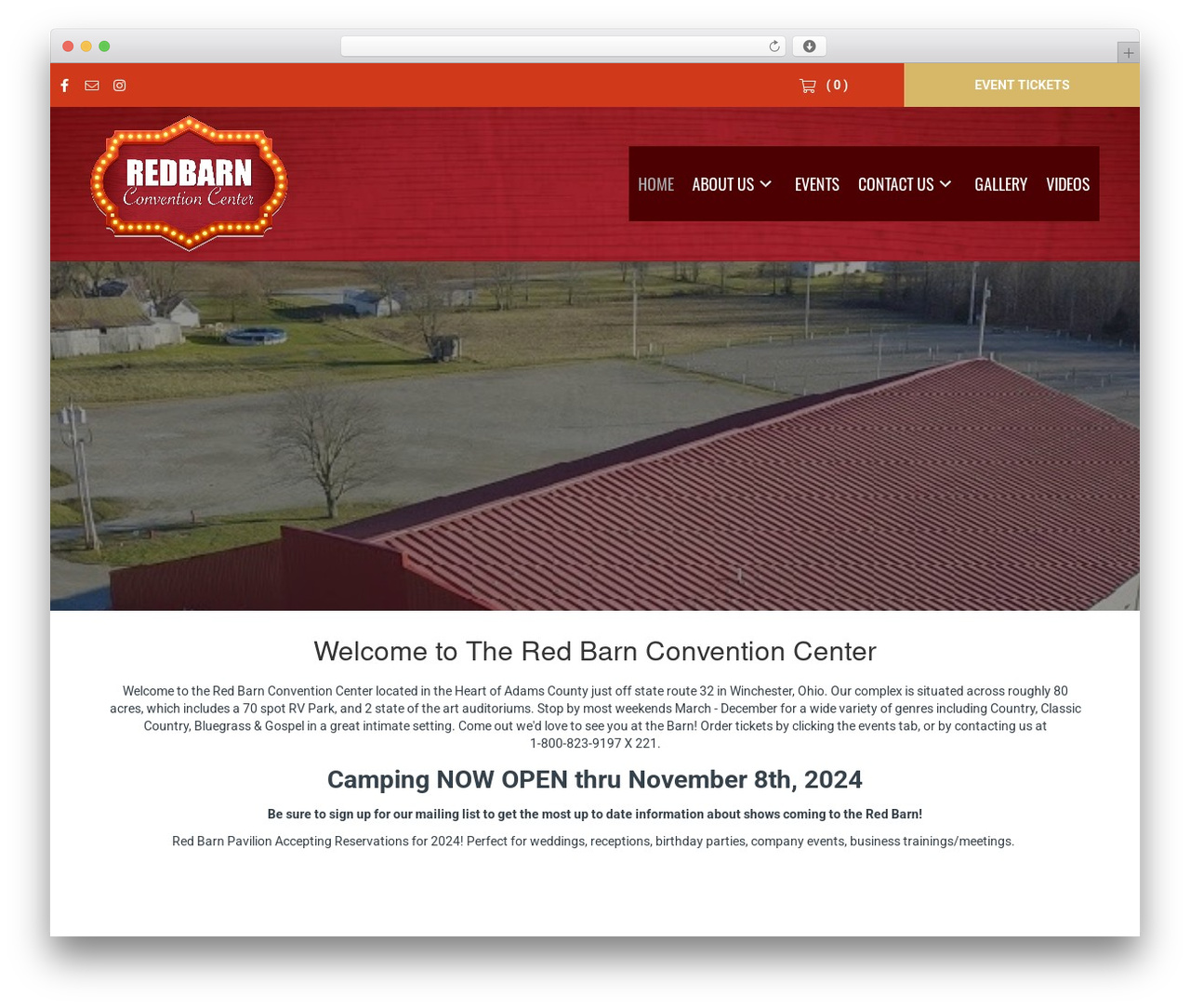 Beaver Builder Theme WordPress theme design - redbarnconventioncenter.com