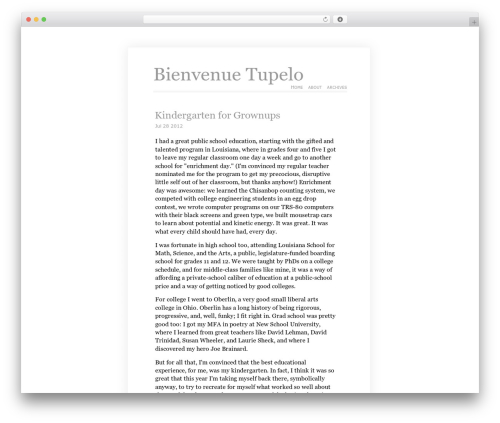 Clear WordPress theme - shannonholman.com Clear WordPress theme - shannonholman.com