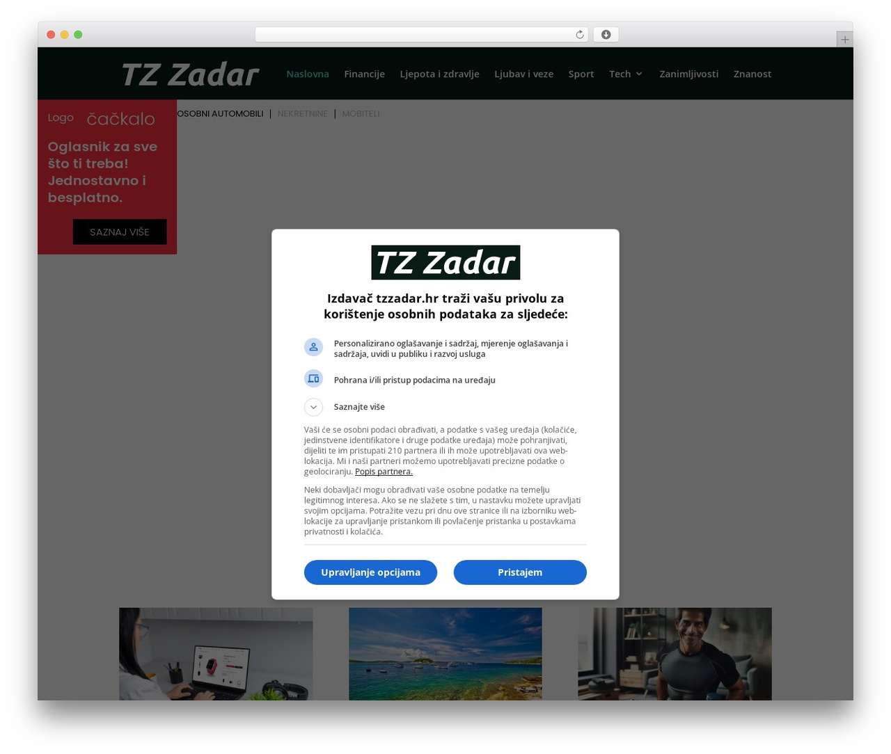 Divi theme WordPress - tzzadar.hr