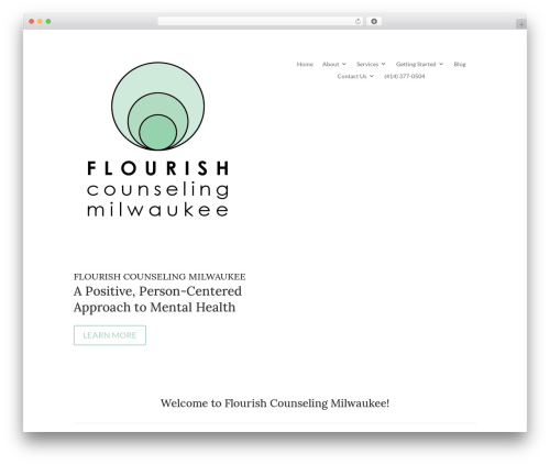 Divi WordPress theme design - flourishcounselingmilwaukee.com
