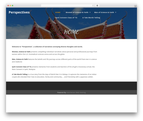 InterServer Portfolio WordPress theme - womenwisdom.net InterServer Portfolio WordPress theme - womenwisdom.net