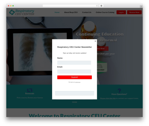 Lambda WordPress theme - respceu.com