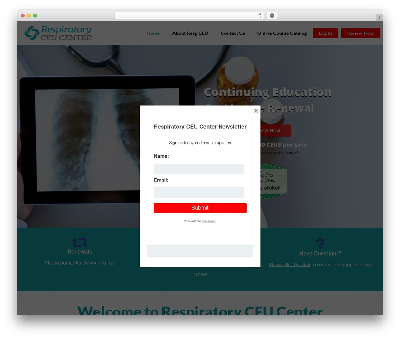 Lambda WordPress theme - respceu.com