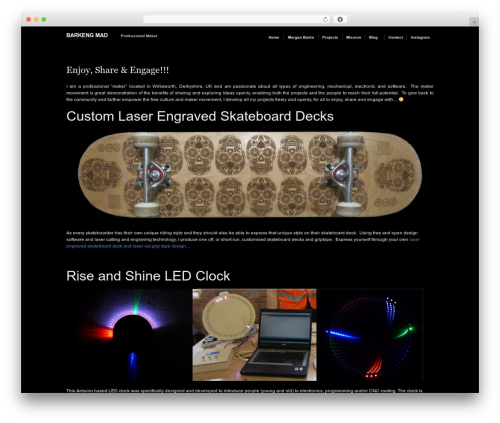 Modularity Lite best WordPress theme - barkengmad.com