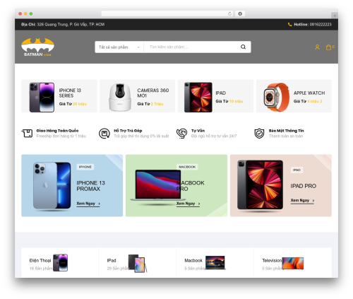 Technocy WordPress theme - batmanstore.vn
