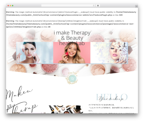 Theme WordPress Hello Chic - school.hlamsbeauty.com