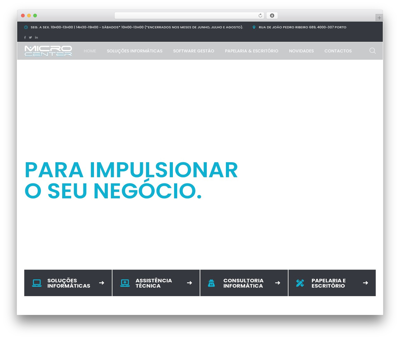 Unta WordPress theme - microcenter.pt Unta WordPress theme - microcenter.pt