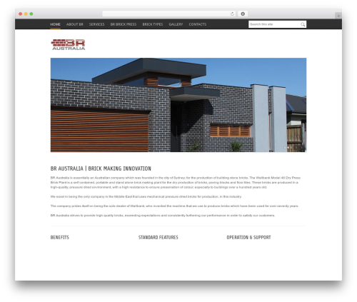 WordPress theme Indus - braustralia.com.au