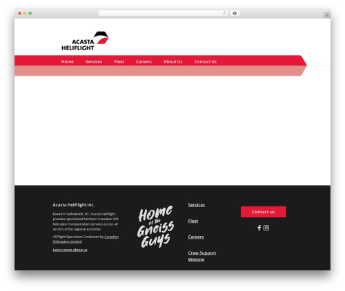 WordPress theme Enfold - acastaheliflight.com