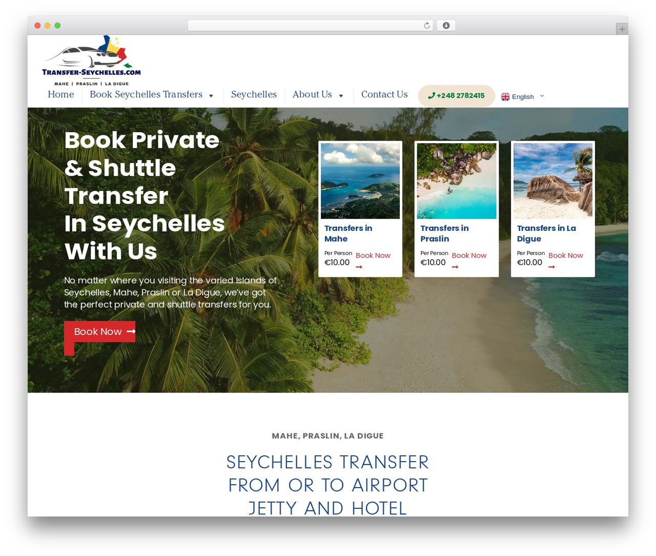 WordPress theme Turbo - transfer-seychelles.com