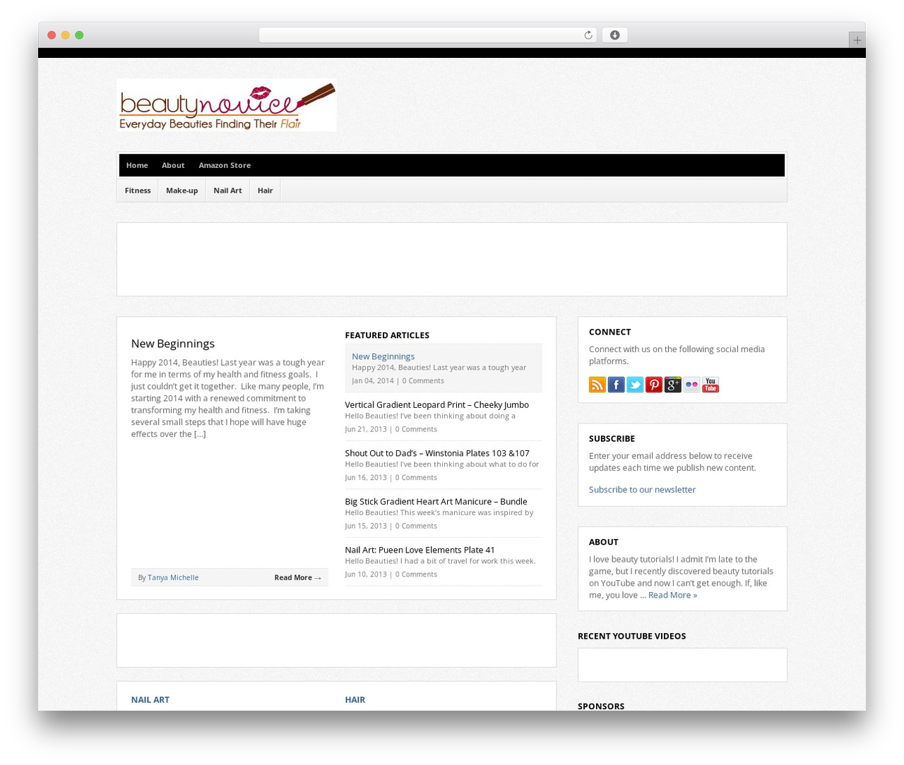 WP-Bold WordPress theme - beautynovice.com
