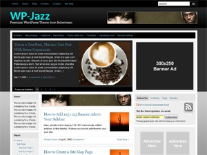 WP-Jazz 1.0 Basic WordPress ecommerce theme