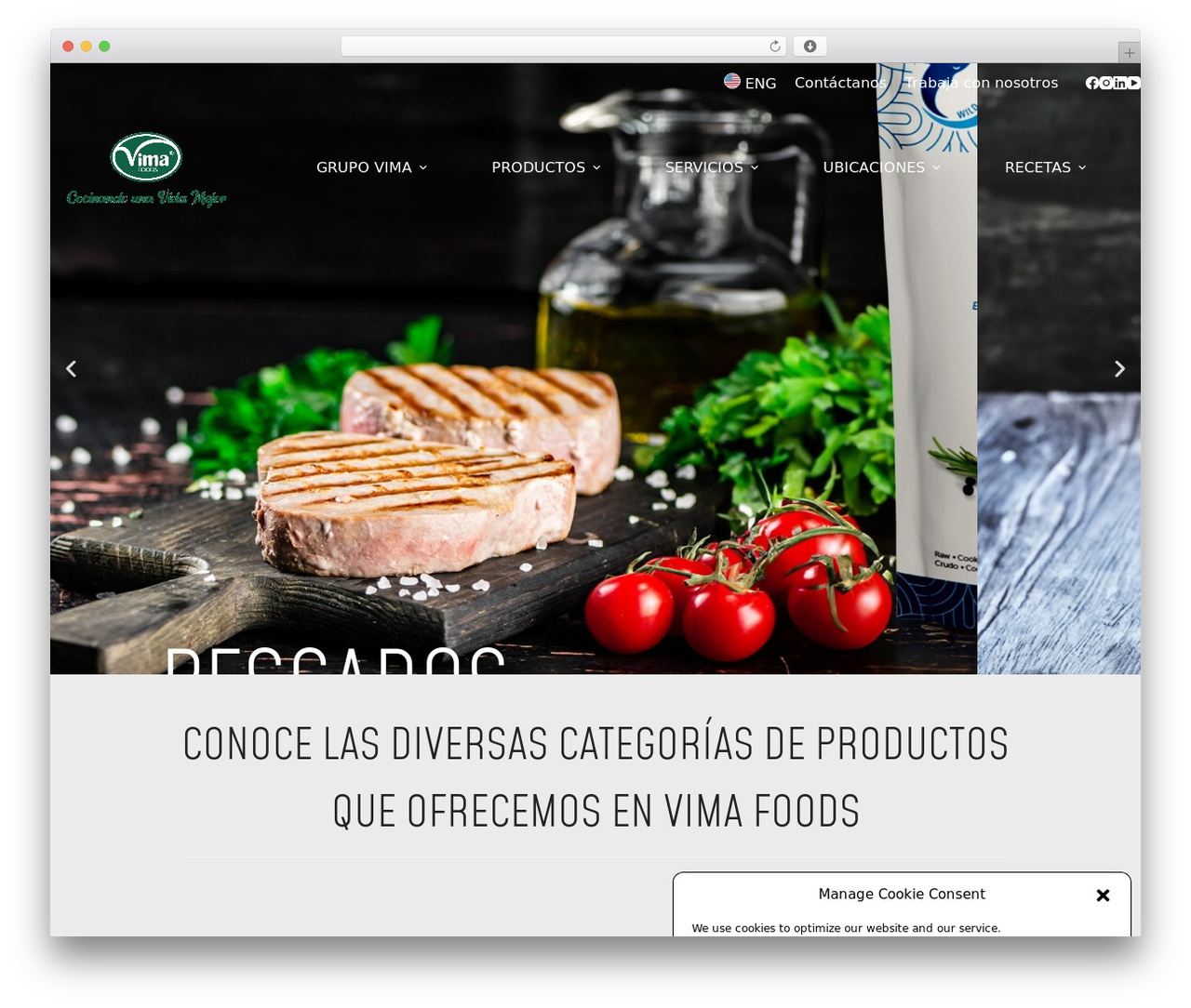 Blocksy WordPress theme - vimafoods.com