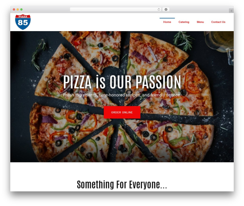 Food menu pro WordPress plugin - pizza85.com