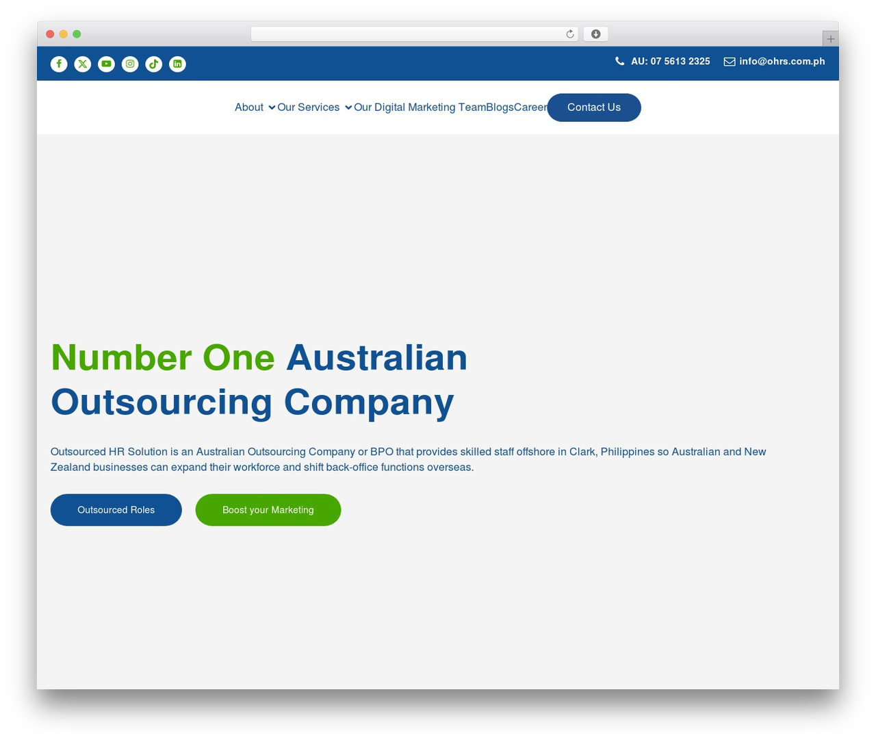 Iris WP theme WordPress free - outsourcedhrsolution.com