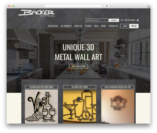 MSH Responsive (SASS) Theme WordPress theme - backerart.com