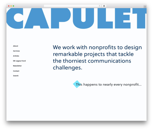 Theme WordPress Capulet - capulet.com