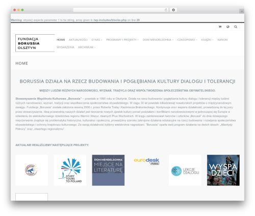 Theme WordPress Slupy WordPress Theme - borussia.pl