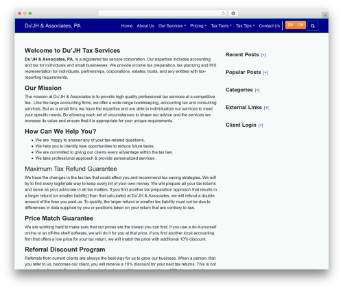Invoiceninja WordPress plugin - mytaxhouse.com