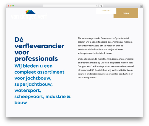 Divi form builder WordPress plugin - vandongenverf.nl