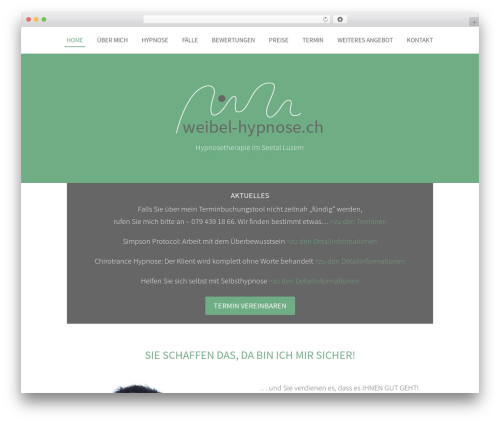 DSGVO für die Schweiz (dsgvo-fur-die-schweiz) free WordPress plugin - weibel-hypnose.ch