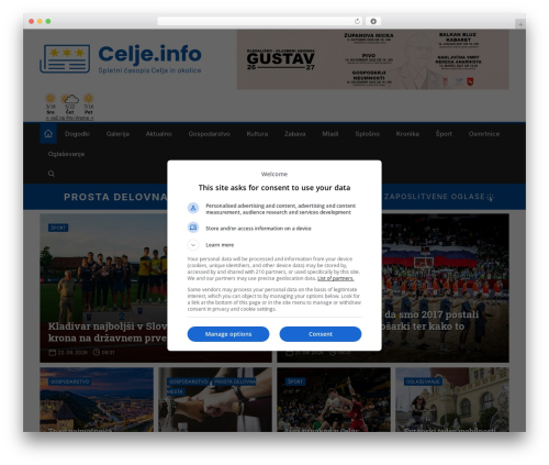 GeneratePress theme WordPress - celje.info
