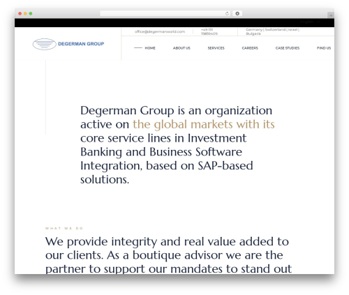 Halstein core WordPress plugin - degermanworld.com