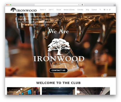 Simple photo feed WordPress plugin - theironwoodbar.com