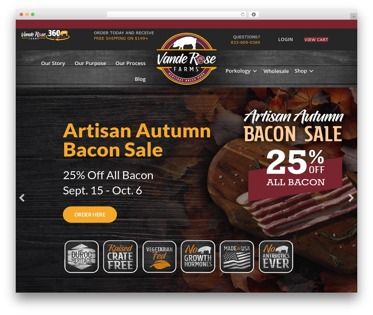 WordPress theme Beaver Builder Theme - vanderosefarms.com