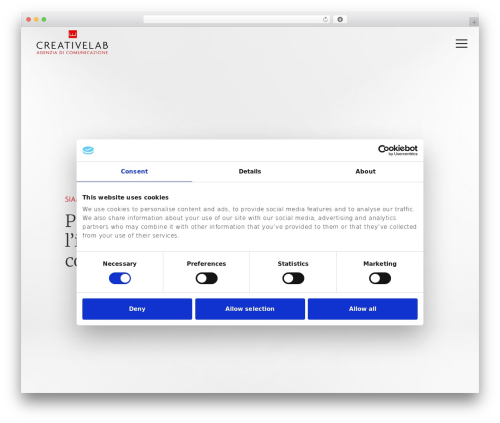 WordPress theme Creative Lab - creative-lab.it