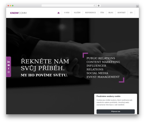 BlankTheme premium WordPress theme - knowcomm.cz