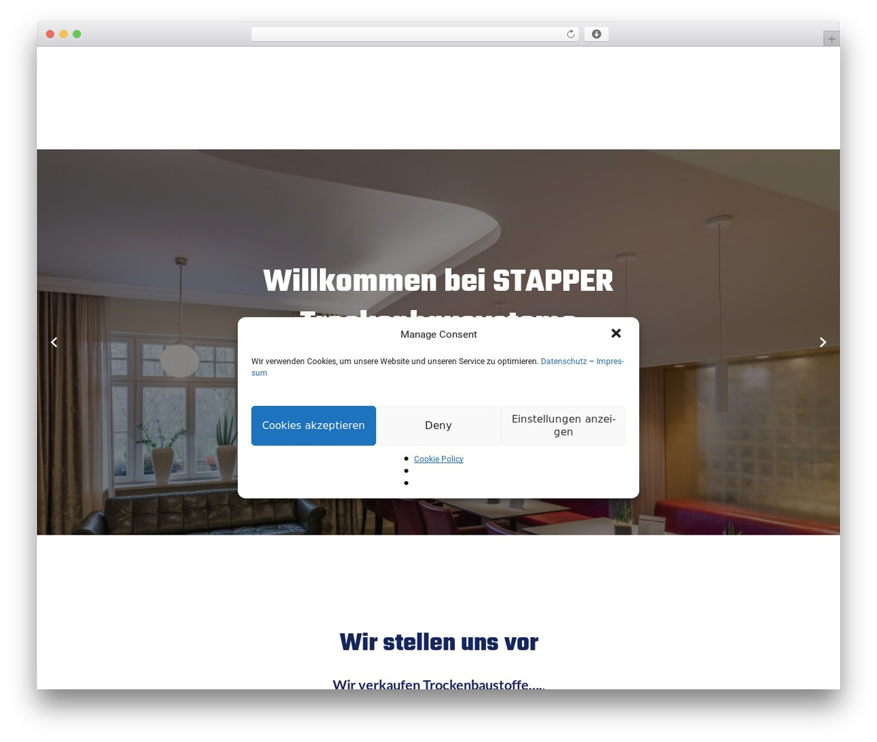 Constructor WordPress theme design - stapper.de
