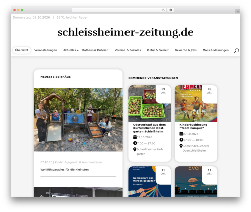 Divi top WordPress theme - schleissheimer-zeitung.de