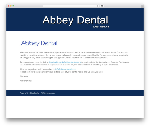 Universal_video_player_and_bg WordPress plugin - abbeydental.com