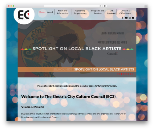 ECCC Template WordPress theme - ecthree.org