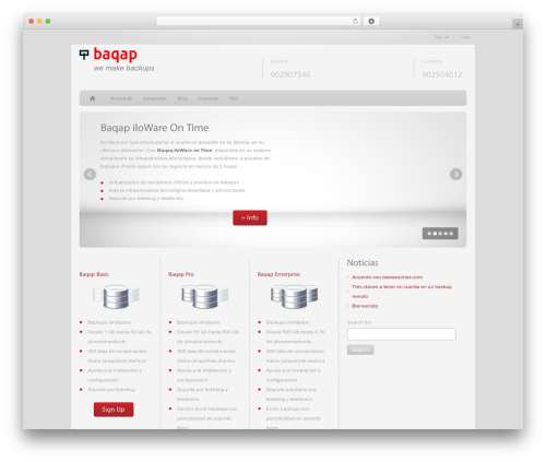 Epsilon WordPress theme - baqap.com