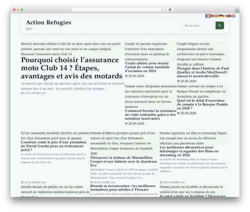 Esteem theme WordPress - action-refugies.org