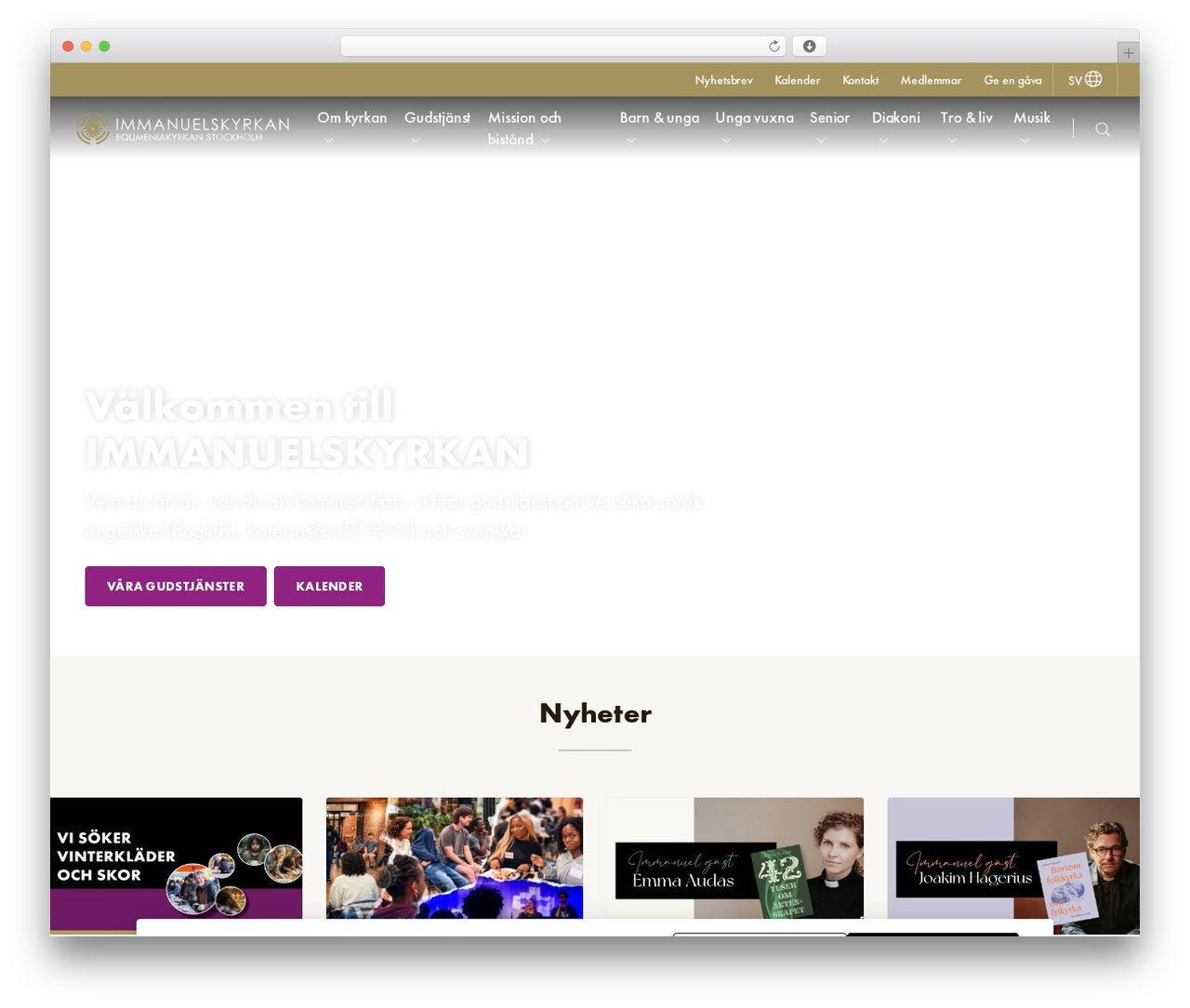 Immanuel WordPress website theme - immanuel.se Immanuel WordPress website theme - immanuel.se