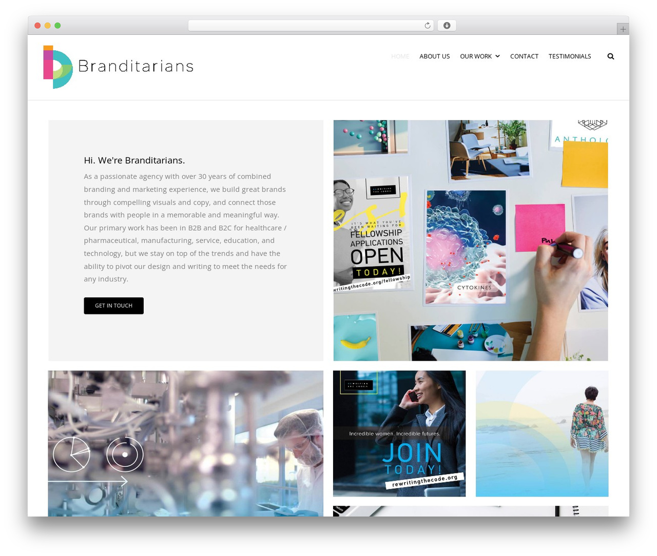 Theme WordPress Create - branditarians.com Theme WordPress Create - branditarians.com