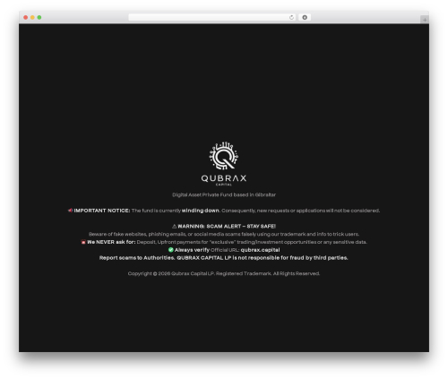 WordPress website theme Crypteck - qubrax.capital WordPress website theme Crypteck - qubrax.capital