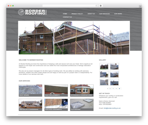 Premium slider WordPress plugin - border-roofing.co.uk