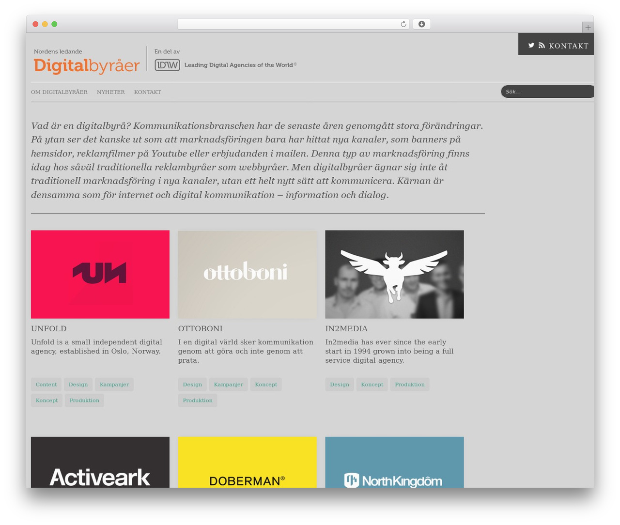 Object WordPress theme design - digitalbyraer.se