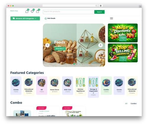 Storefront WP theme - bilashishop.com
