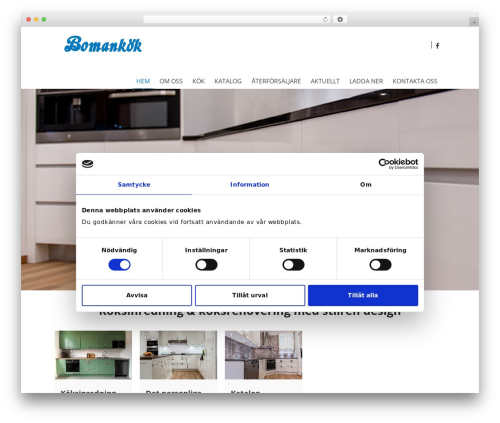 Theme WordPress CMS cmsvrx system - bomankok.se