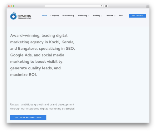Theme WordPress Exponent - ormeon.com